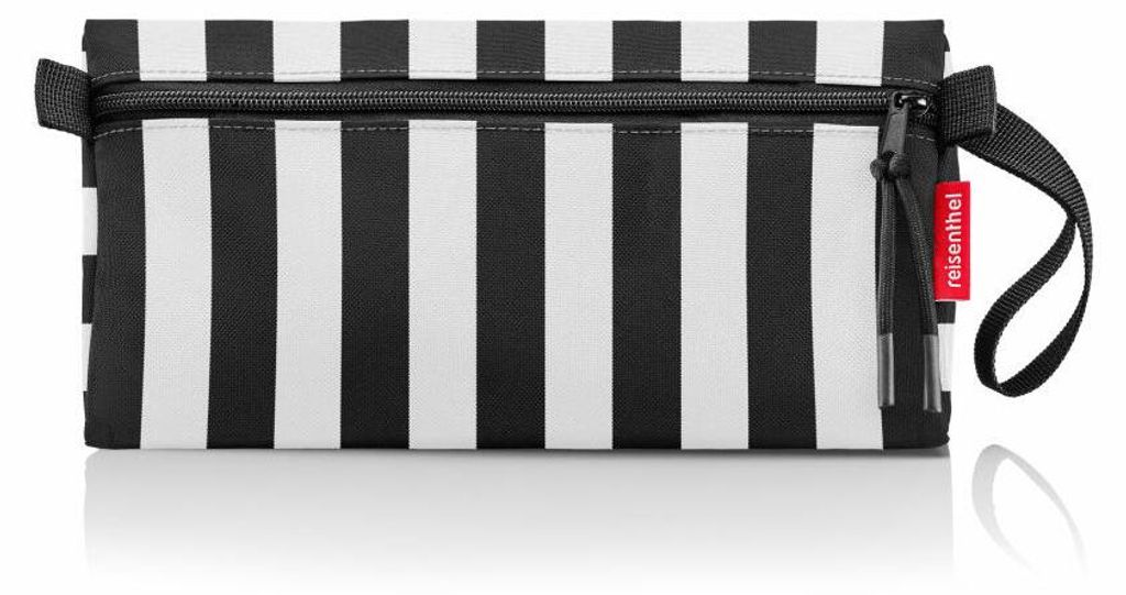 Reisenthel maxi case, Kulturbeutel, Schwarz, Weiß, Muster, Produktbild 