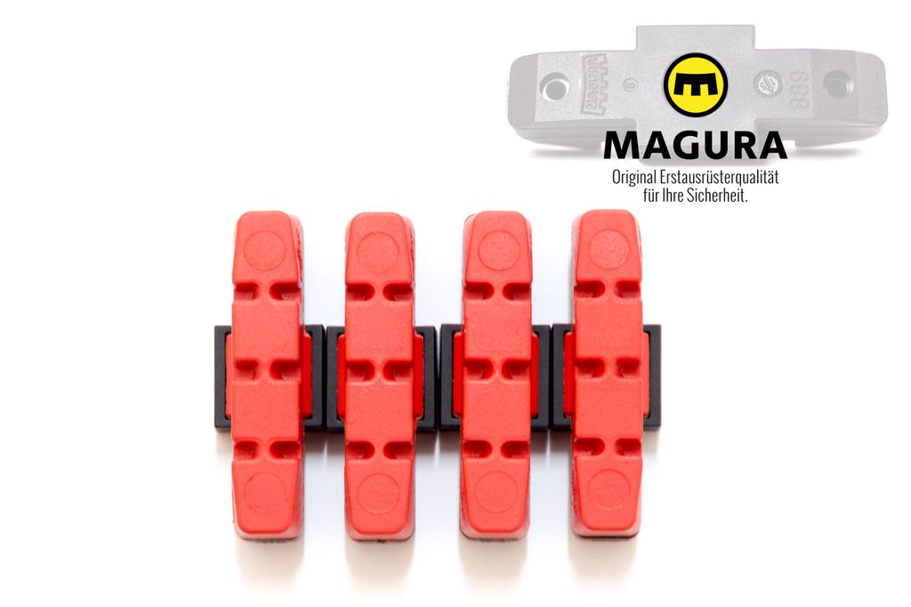 8 Stück MAGURA Original Bremsbelag hydraulische Felgenbremse HS11 22 ,  26,99 €
