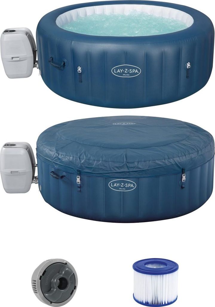 Bestway®  LAY-Z-SPA® WLAN-Whirlpool Milan AirJet Plus™ 196 Produktbild 4