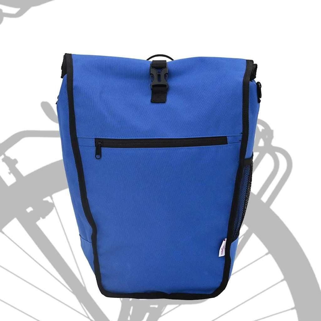 vidaXL Torba rowerowa niebieska 34 x 16 x 59 cm poliester Zdjęcie produktu 