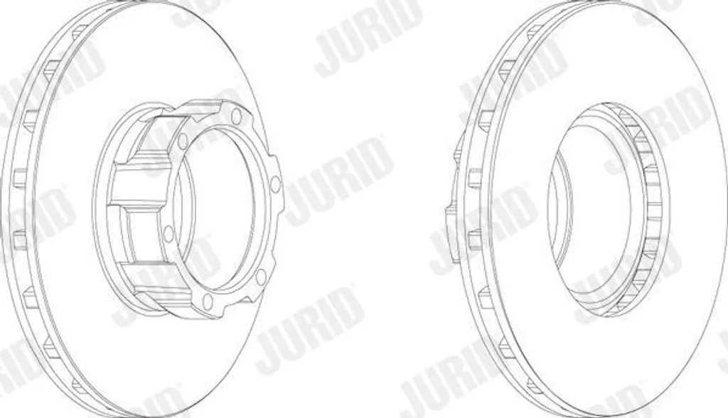 Disque de Frein pour MERCEDES-BENZ VARIO Utilitaire 91mm JURID 567770J 2x