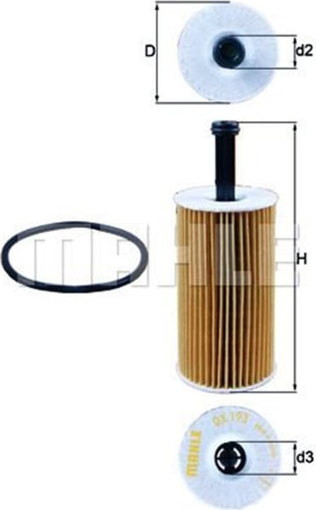 Mahle Ölfilter OX193D Eco