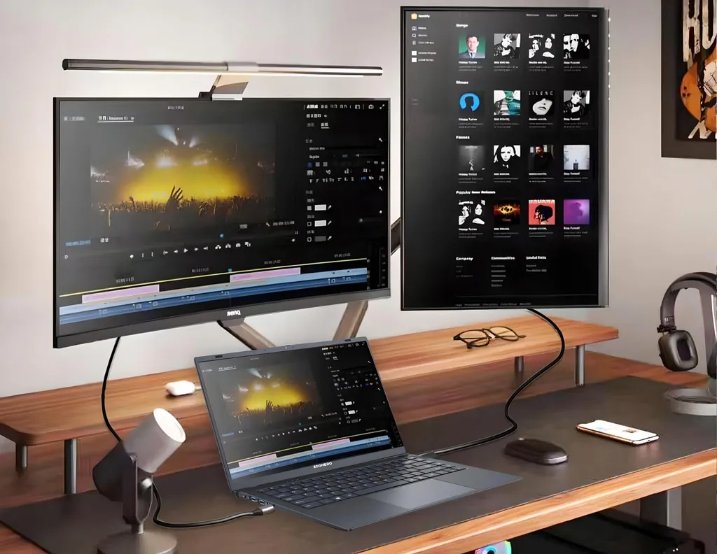 Câble USB C vers HDMI pour Connecter PC et Smartphone sur TV 4K 2M