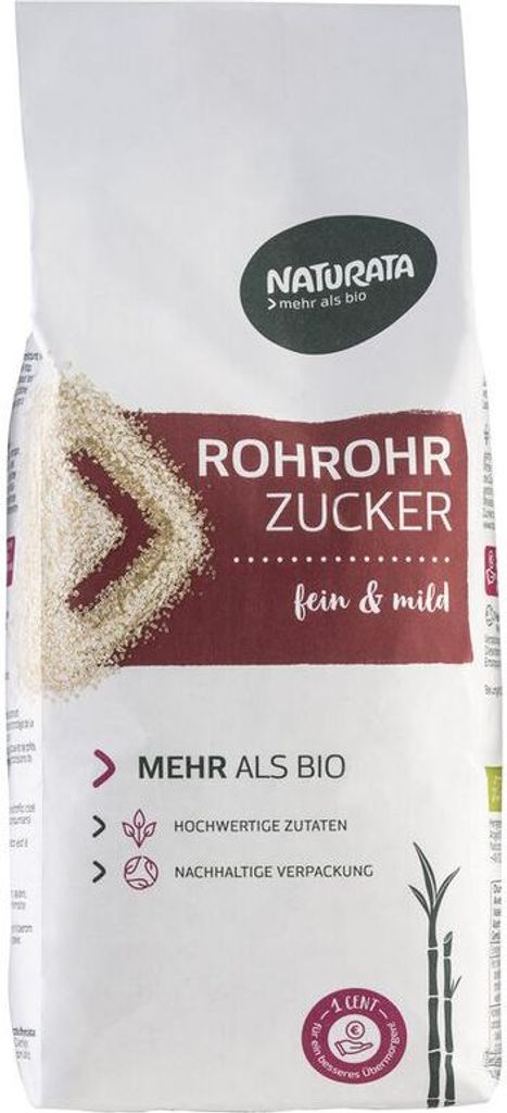Naturata Rohrohrzucker -  - 1kg Produktbild 