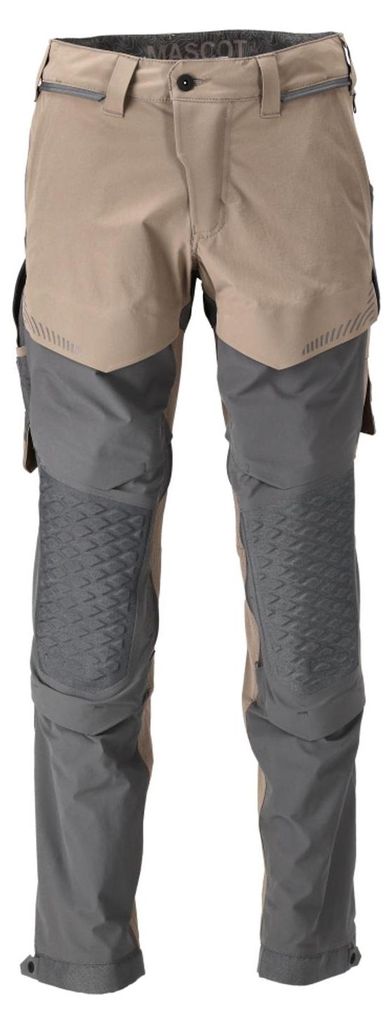 Mascot Hose mit Knietaschen 22279-605-5689 Gr. 82C49 dunkles sandbeige/anthrazitgrau