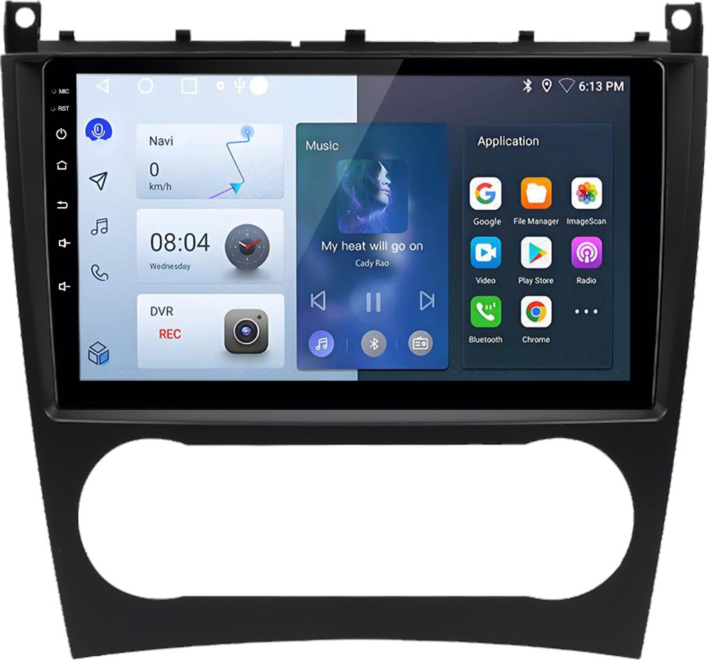 4-rdzeniowe radio samochodowe 1+32G carplay dla Mercedes Zdjęcie produktu 