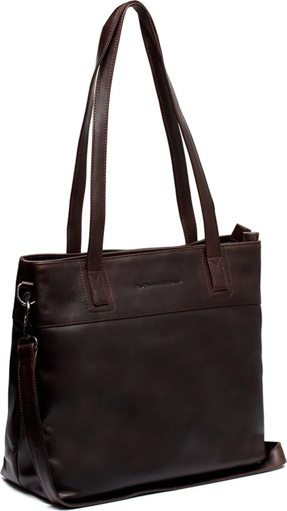 Borsa a Tracolla Nola Shopper Chesterfield Brown - Pelle Professionale