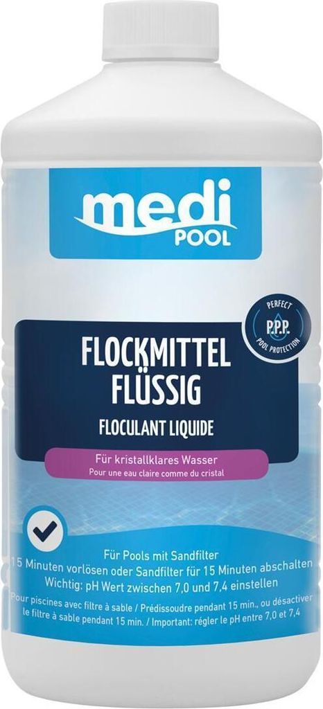 mediPOOL Flockmittel flüssig 1 L Produktbild 