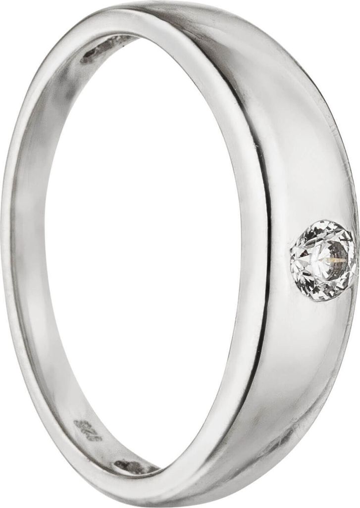 Ring Taufring Anhänger mit Zirkonia 925 Silber Sterlingsilber Kinder