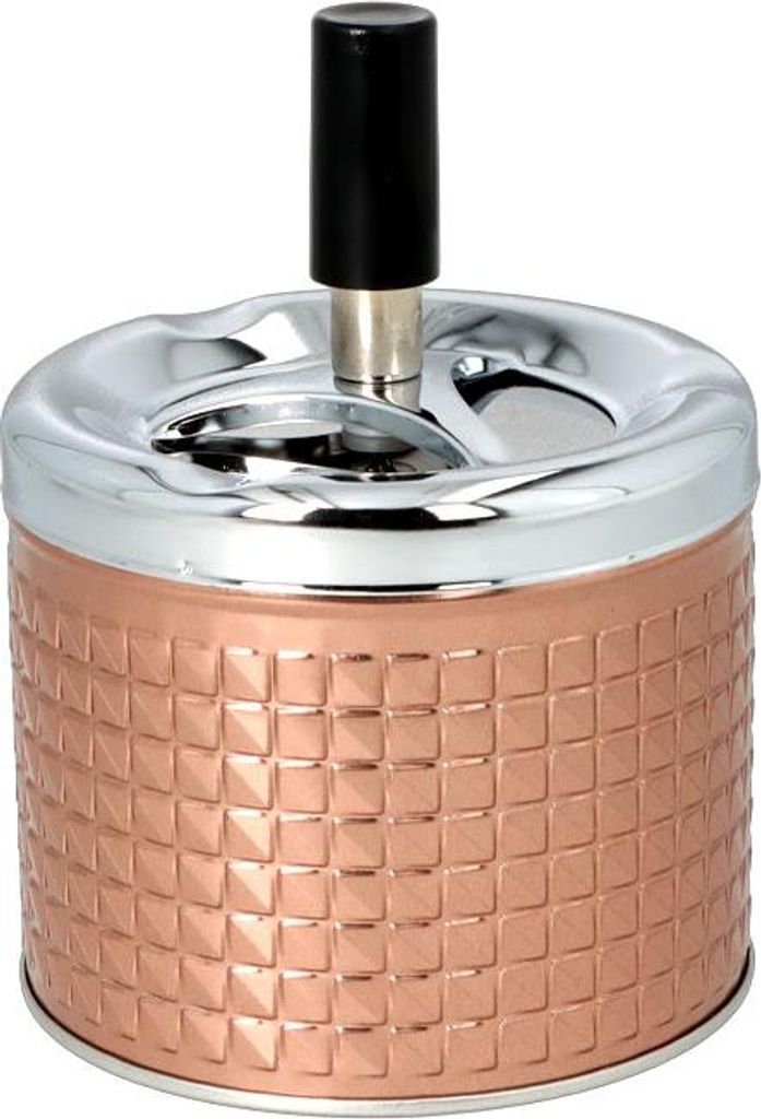 Angelo Schleuderaschenbecher - Metall rosegold Ø 9cm Produktbild 