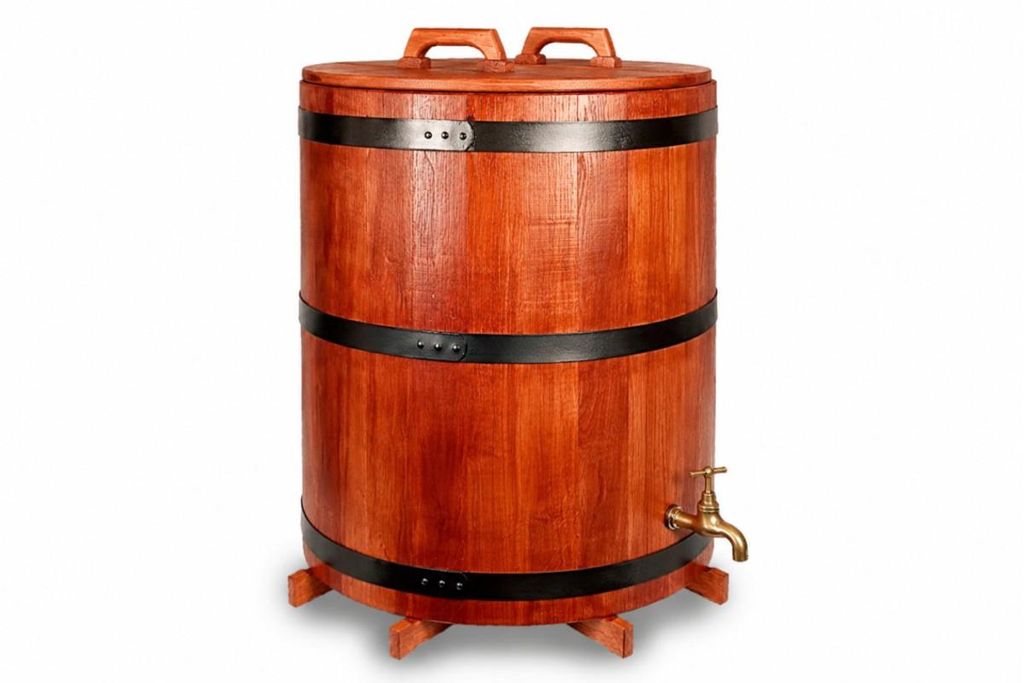 Baril en bois de 200 litres pour l'eau Image du produit 