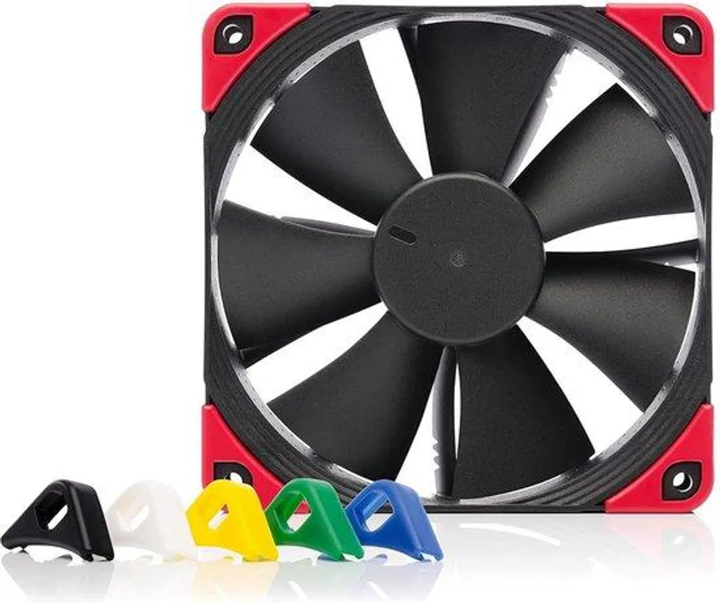 Ventilateur PC Silencieux 120 mm Noir Stiller 4 Broches pour Montage Calme