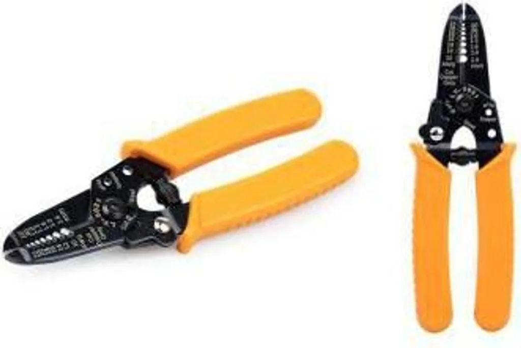 Pinza Spelacavi Lanview LVO231752 Gialla in Acciaio - Offerta Speciale