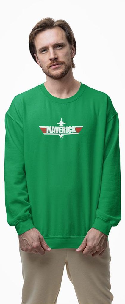 D&B Design Uni Pullover SWMO00108 Maverick Grün-Größe 2XL