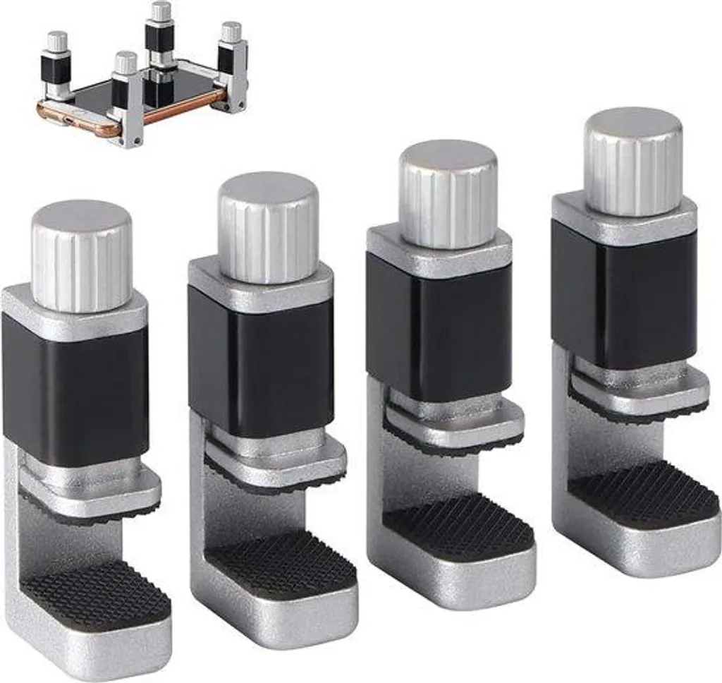 Kit de fixation pour réparation smartphone et tablette : 4 pinces métal