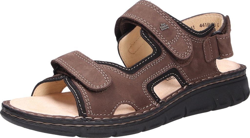 Finn Comfort Herren Sandale, braun Schwarz Cherokee, Produktbild 
