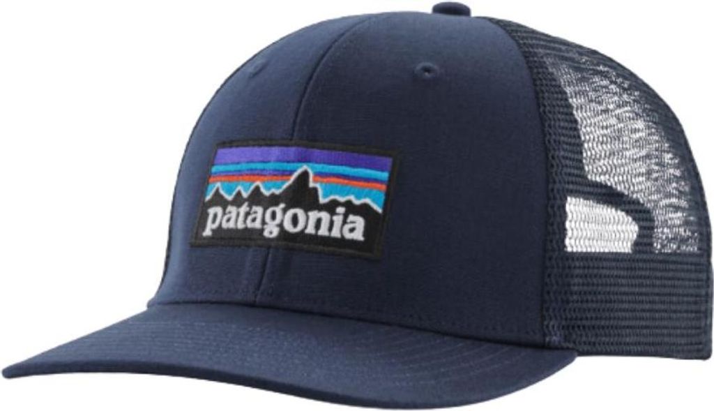 Patagonia P-6 Logo Trucker Hat New Navy .