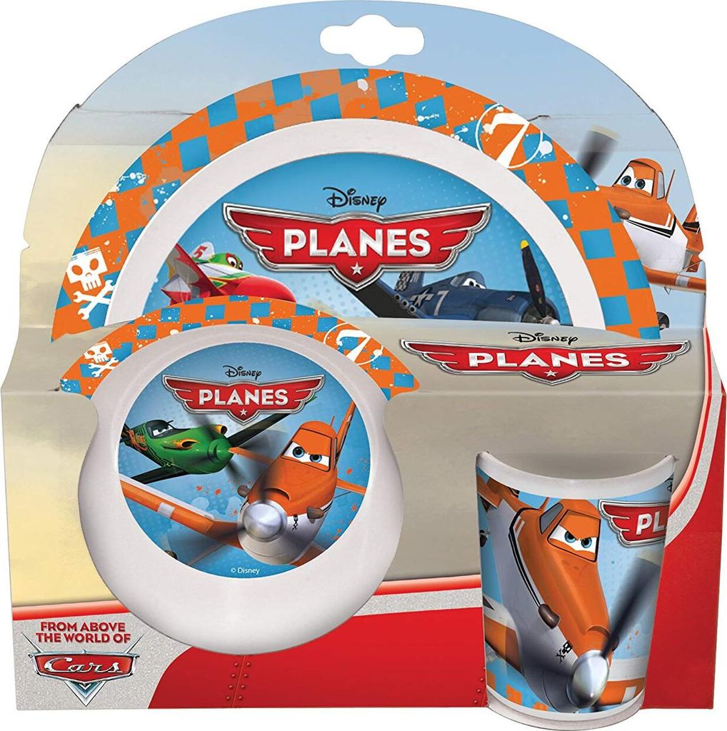 Disney Planes - 3-teiliges Melamin Set Produktbild 