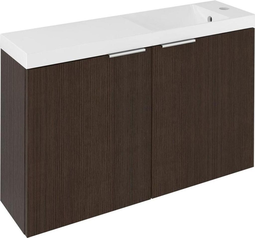 LATUS X Unterschrank mit Waschtisch 80x54,5x22cm, Kiefer Rustikal