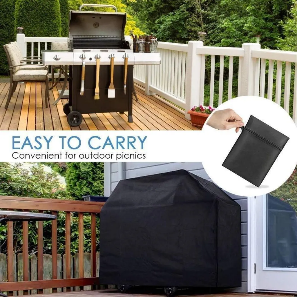 Couverture de barbecue extérieur pour protection hivernale 147cm