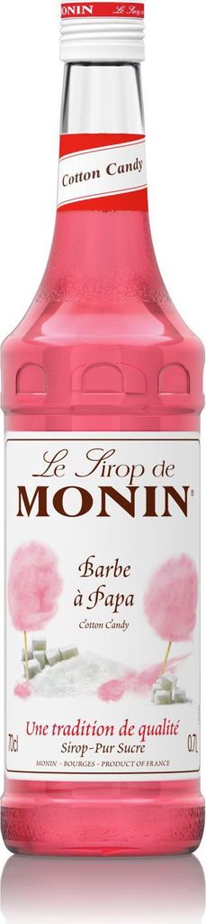 Monin Sciroppo di zucchero filato 0,7L - Sciroppo per Immagine del prodotto 