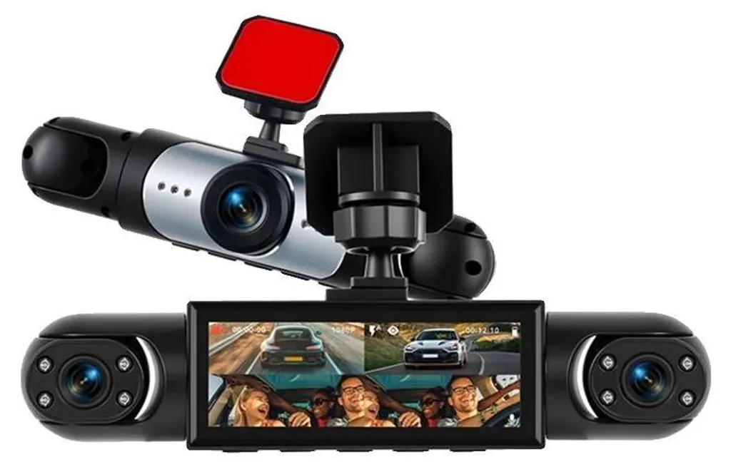 Telecamera Auto 360° per la Famiglia | Visione Notturna + 64GB SD