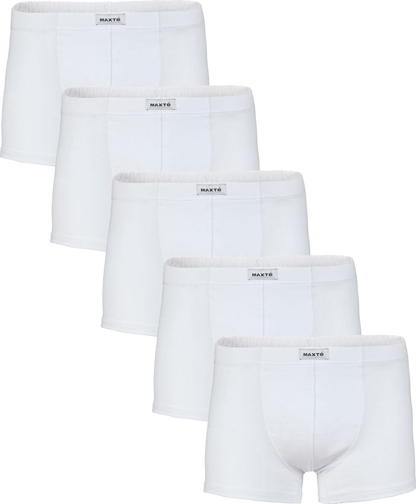 BASIC MAX Boxershorts 5er Pack Weiß XL Maxte