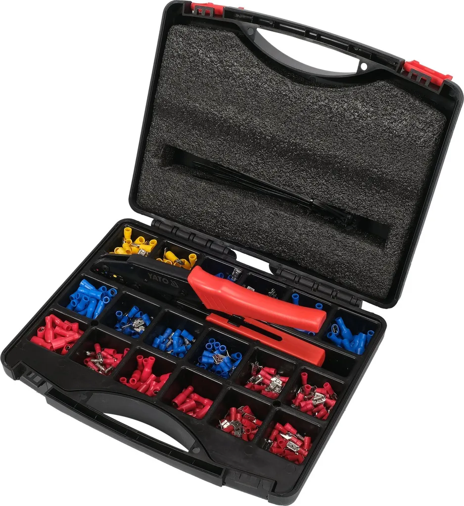 Kit de sertissage électricien avec 551 embouts et terminaux de câblage