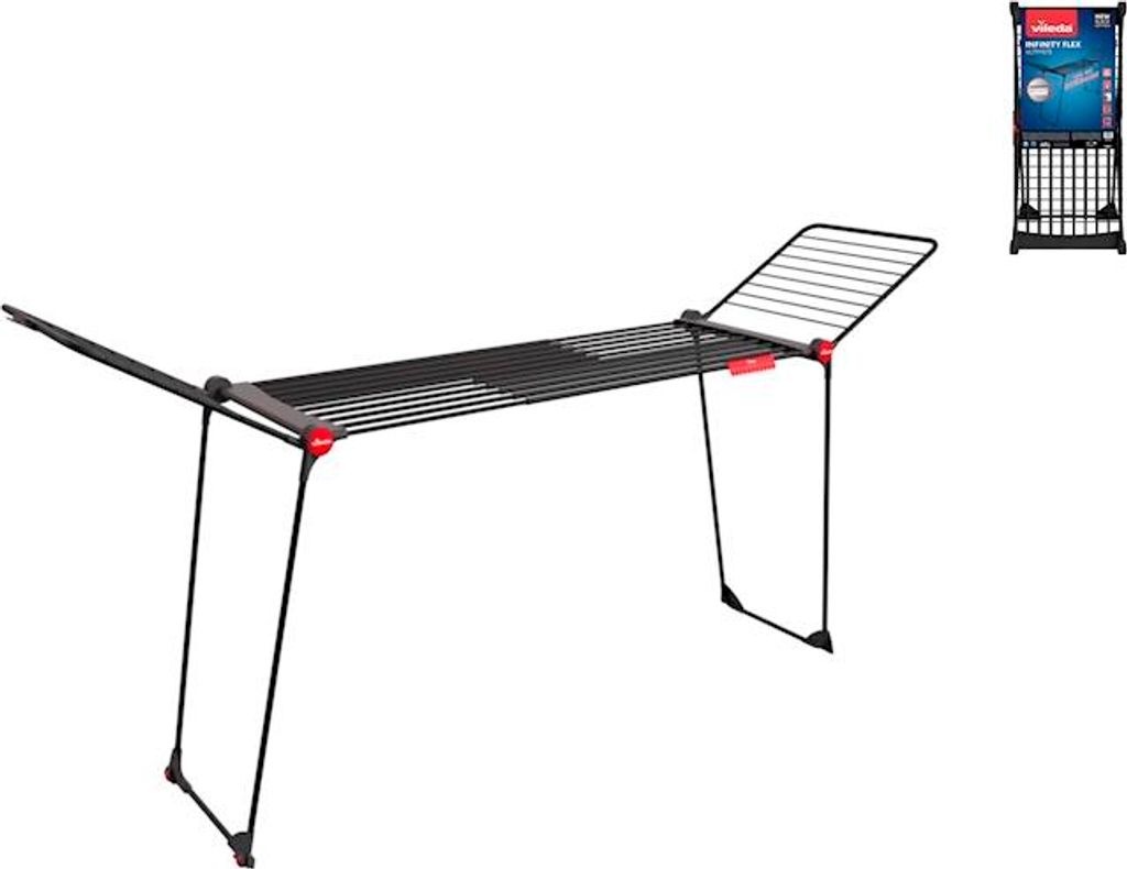 Vileda Infinity Flex Ultimate, Wäscheständer, Stahl, Produktbild 