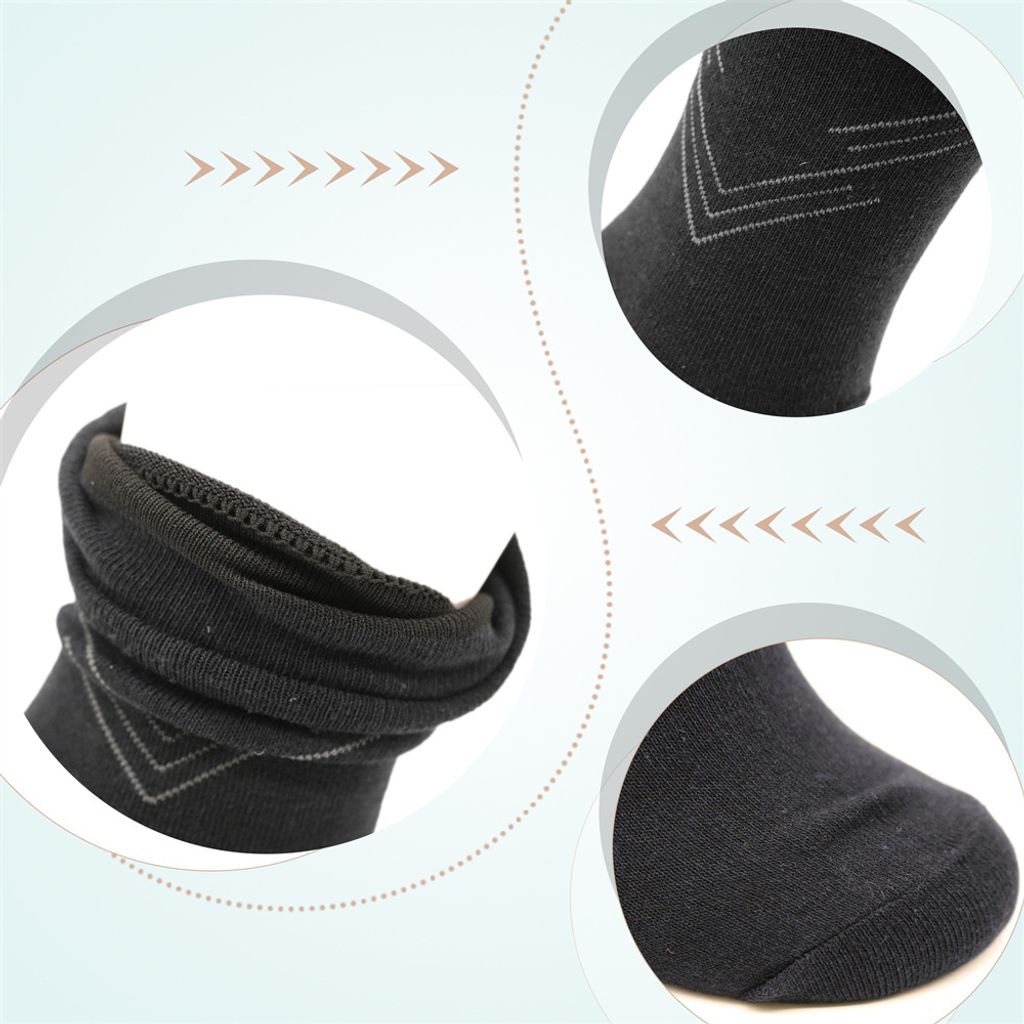 MEGAGROUP 6 Paar Herren Diabetiker Socken Komfortbund ohne Produktbild 3