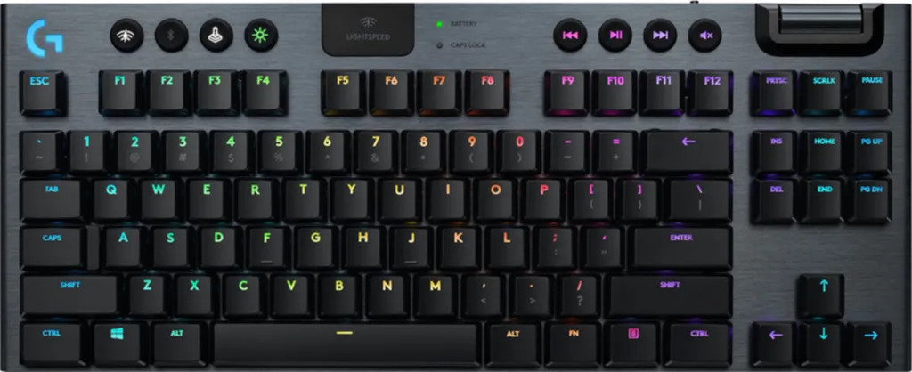 Logitech G915 TKL LIGHTSPEED RGB Clavier Gamer Switch GL Linear Noir