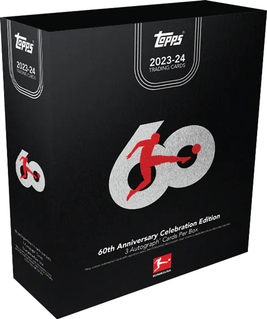 Topps Bundesliga 60 Years Celebration 2023 / 2024 - 60 Jahre Jubiläum Box - Fußball Trading Cards