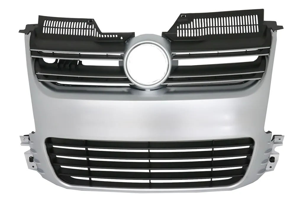 Grille de Calandre VW Golf 5 V 2003-2007 Look R32 en Aluminium Brossé