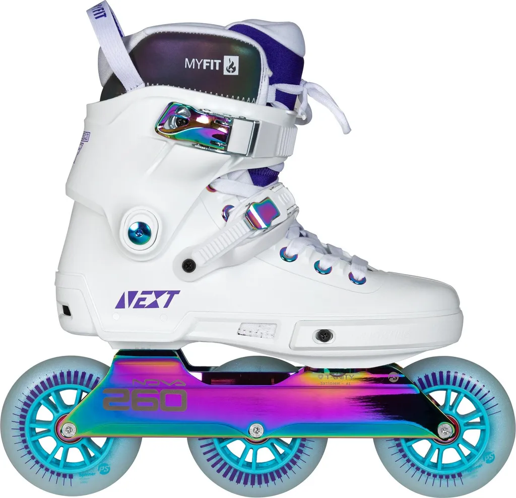 Roller urbain Powerslide Next Miriam Fatmi Pro 100 blanc pour homme 46-47