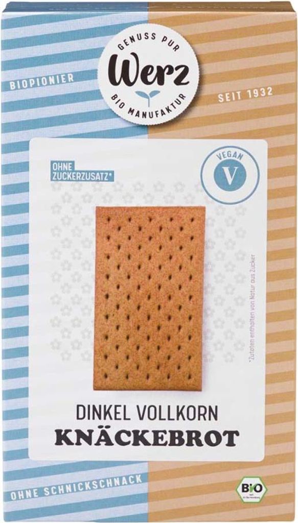 naturkorn mühle Werz - Dinkel-Vollkorn-Knäckebrot - 150g Produktbild 