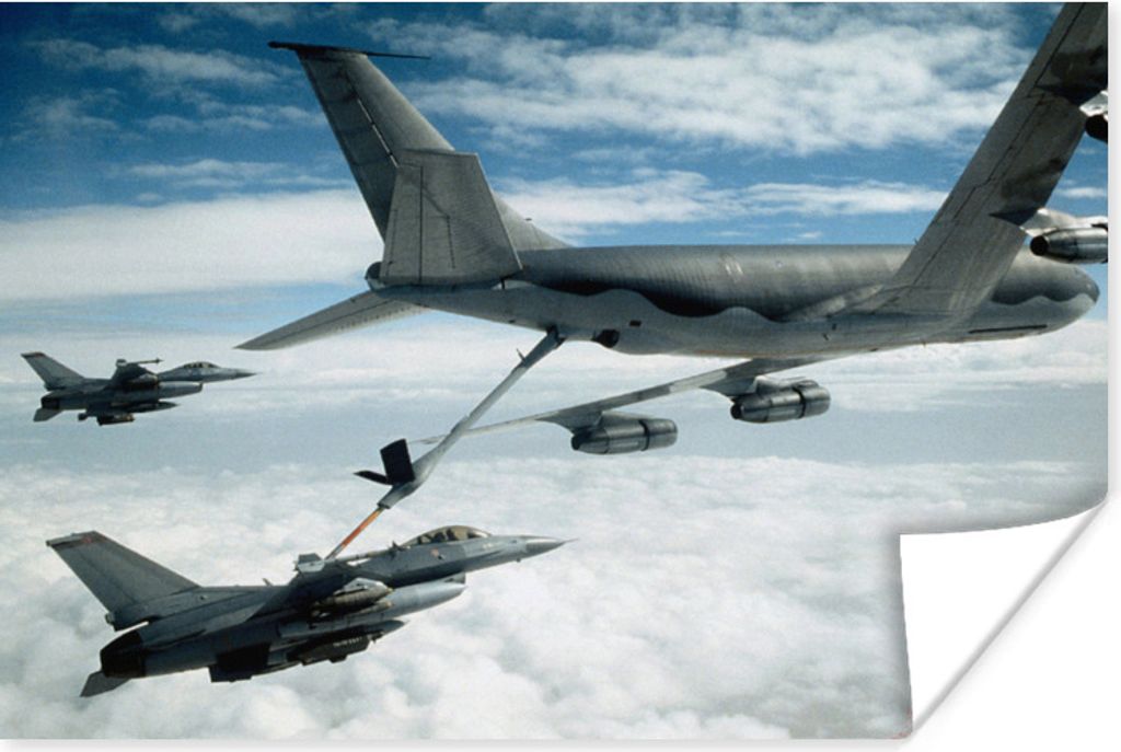 MuchoWow Poster Bild von mehreren Kampfjets 30x20 cm - Plakate - Print