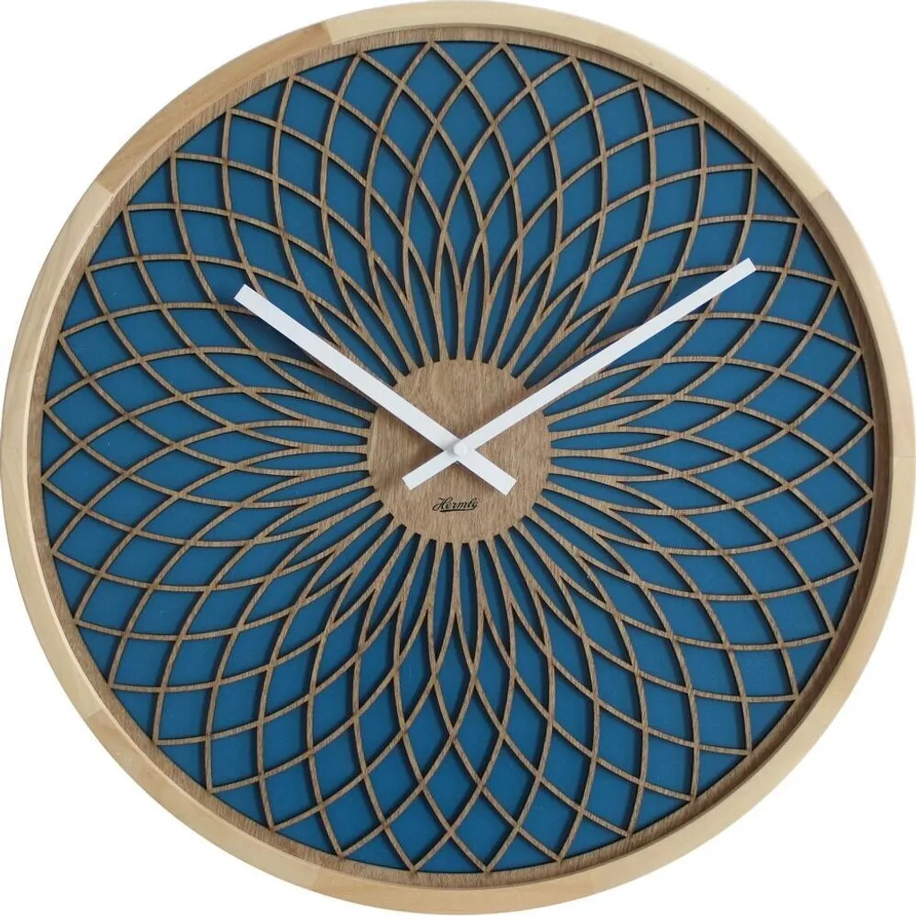 Décoration Murale Moderne : Horloge Hermle 30101-002100 Bois 3D