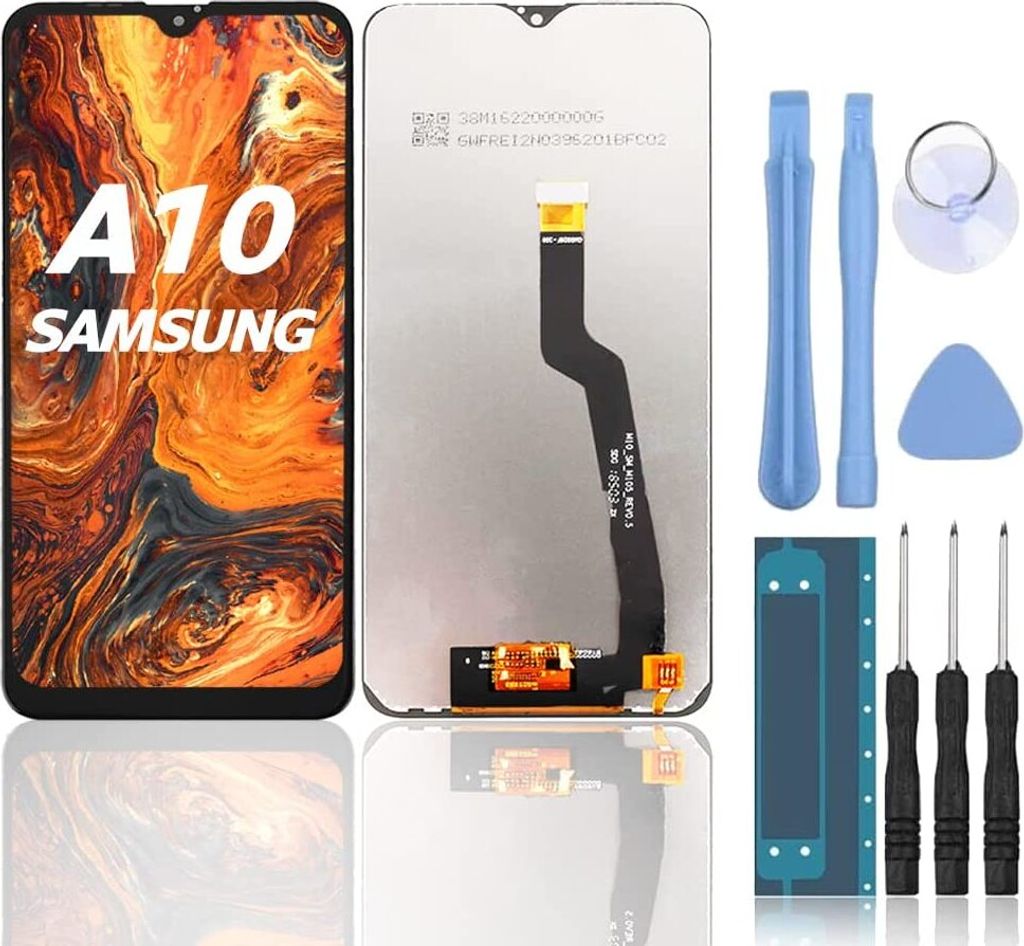 Kompatibel mit Samsung Galaxy A10 6,2 Zoll Retina LCD Touch Digitizer Ersatz-LCD-Bildschirm mit Reparaturwerkzeug