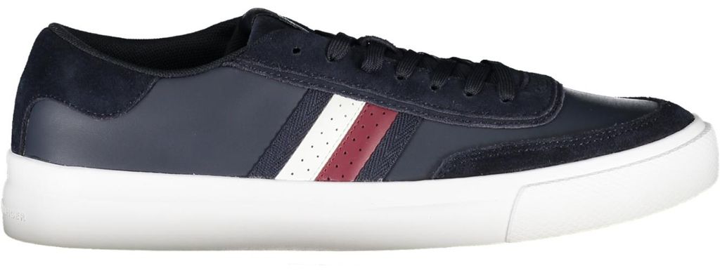 Herren Sportschuh Blau mit Kontrasten & Logo - Ideal für Sport & Freizeit