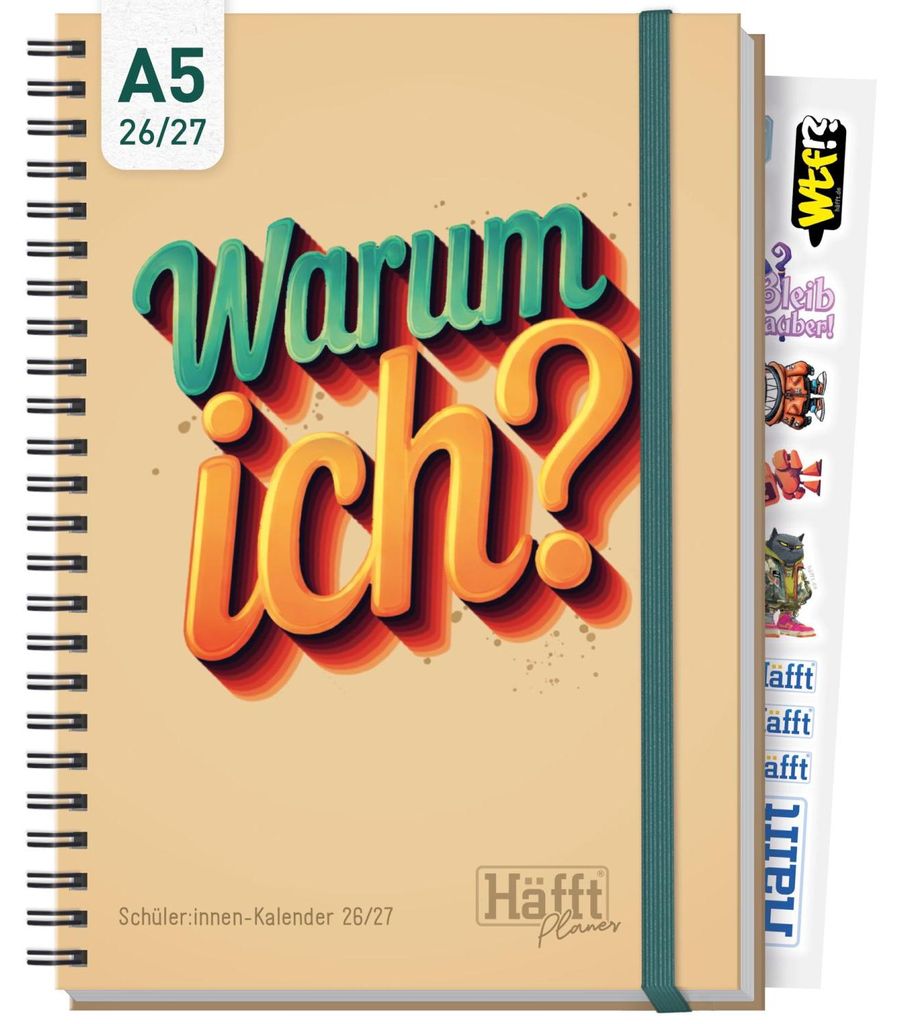Häfft PLANER Premium - Schüler-Kalender 2026/2027 / A5 / Produktbild 
