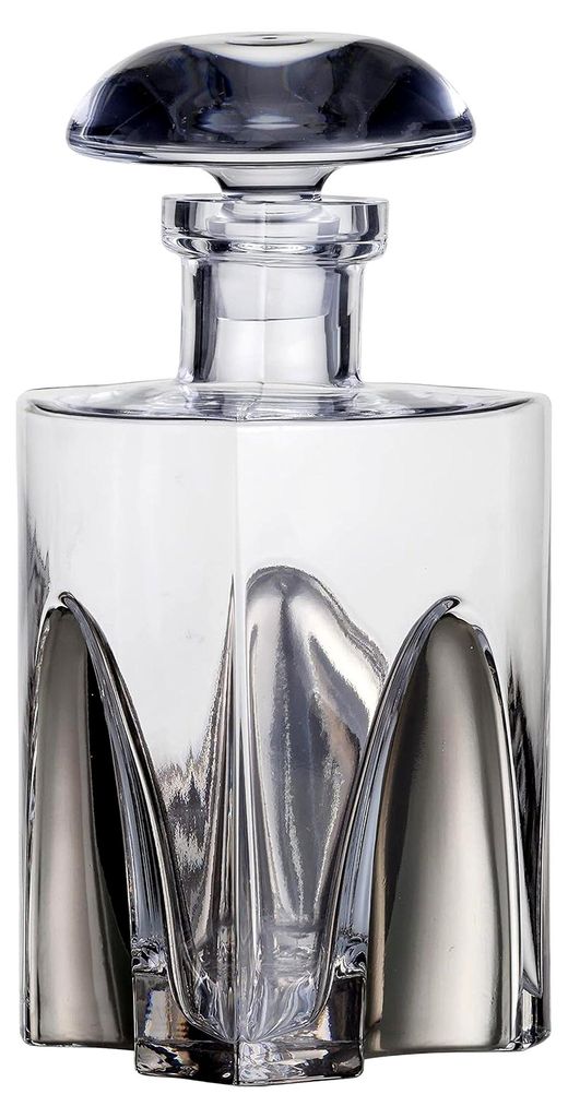 Karaffe Gentleman mit No Drop Effekt in Platin
