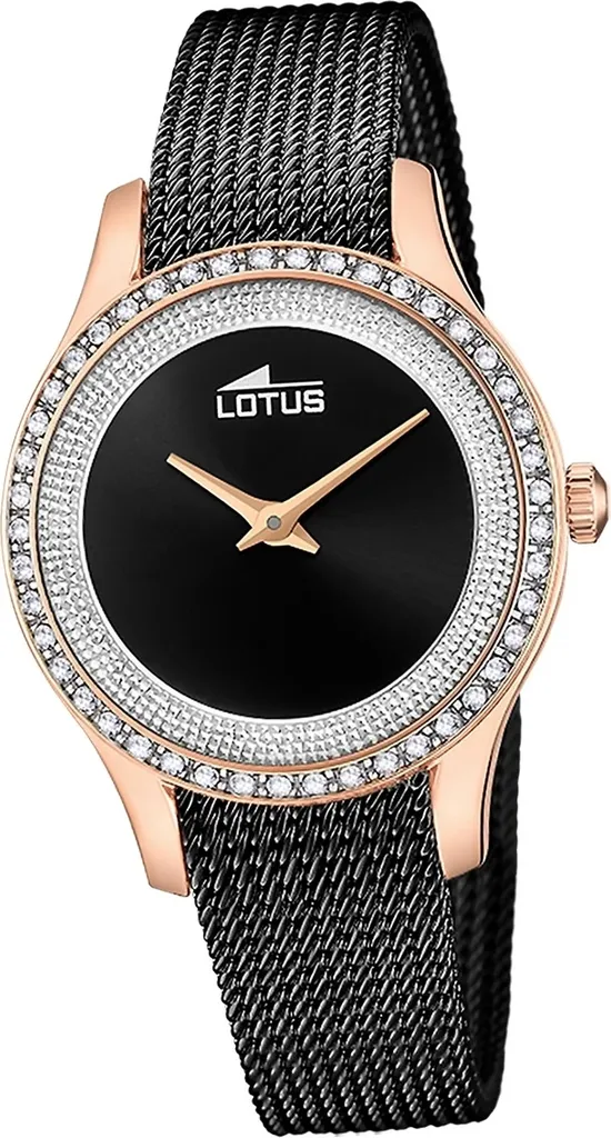 Orologio Donna Lotus 18828/2 Nero e Oro Rosa | Trend 2026