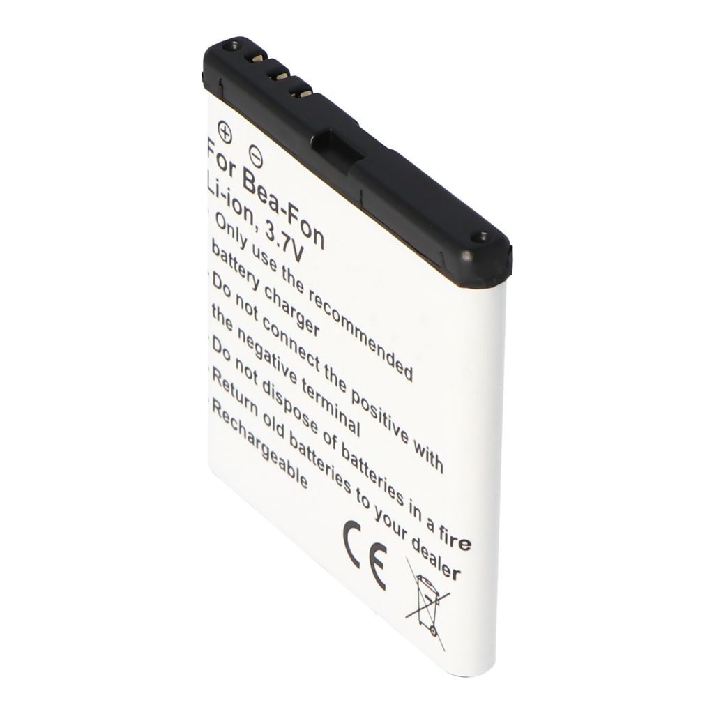 Akku passend für den Bea-Fon Akku Model: S480/SL580 3,7 Produktbild 
