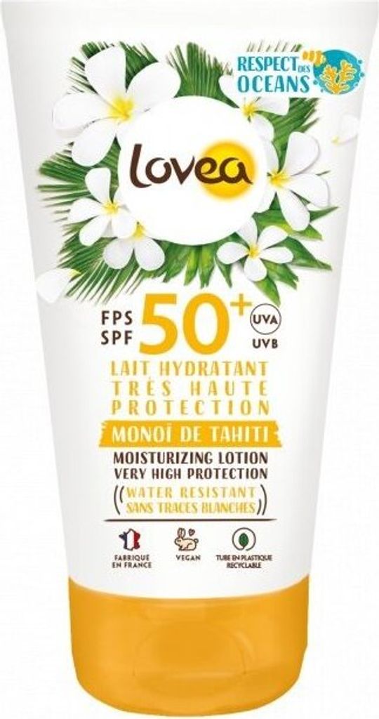 Lovea SUN Protection 50+ SPF 150ml Feuchtigkeitsspendende, wasserfeste Lotion