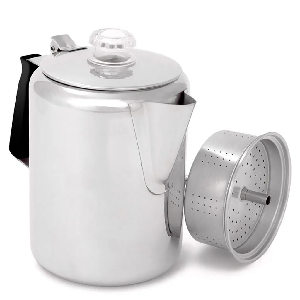 Percolateur 6 Tasses en Acier Inoxydable Robuste 900ml GSI Outdoors 65206