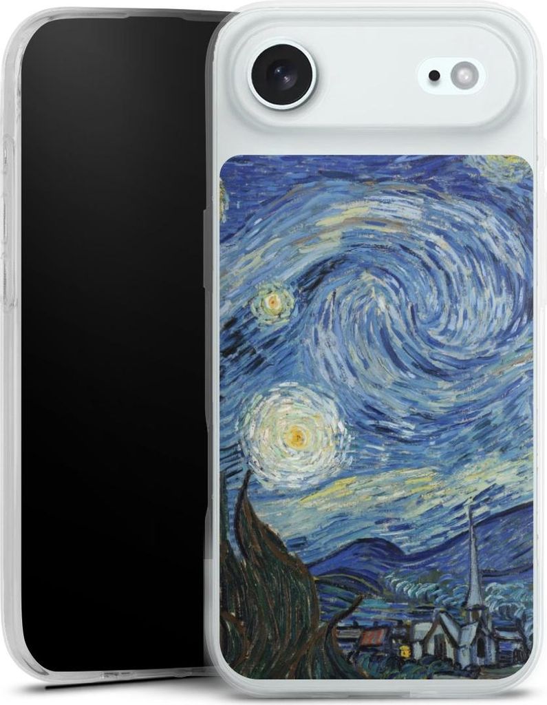 DeinDesign Slim Hülle für Apple iPhone Air Silikon Case Ultra Dünn Handyhülle Kunst The Starry Night
