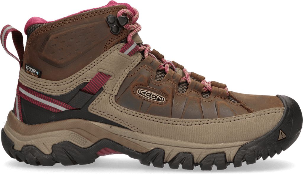 Keen Targhee III Mid Damen Bergschuhe Weiss/Boysenberry Produktbild 