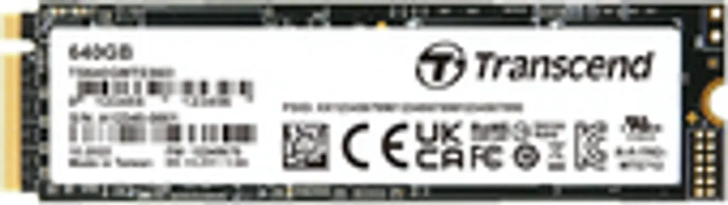 SSD Interne Transcend MTE560I 80 Go M.2 NVMe PCIe 4.0 x4 Retail