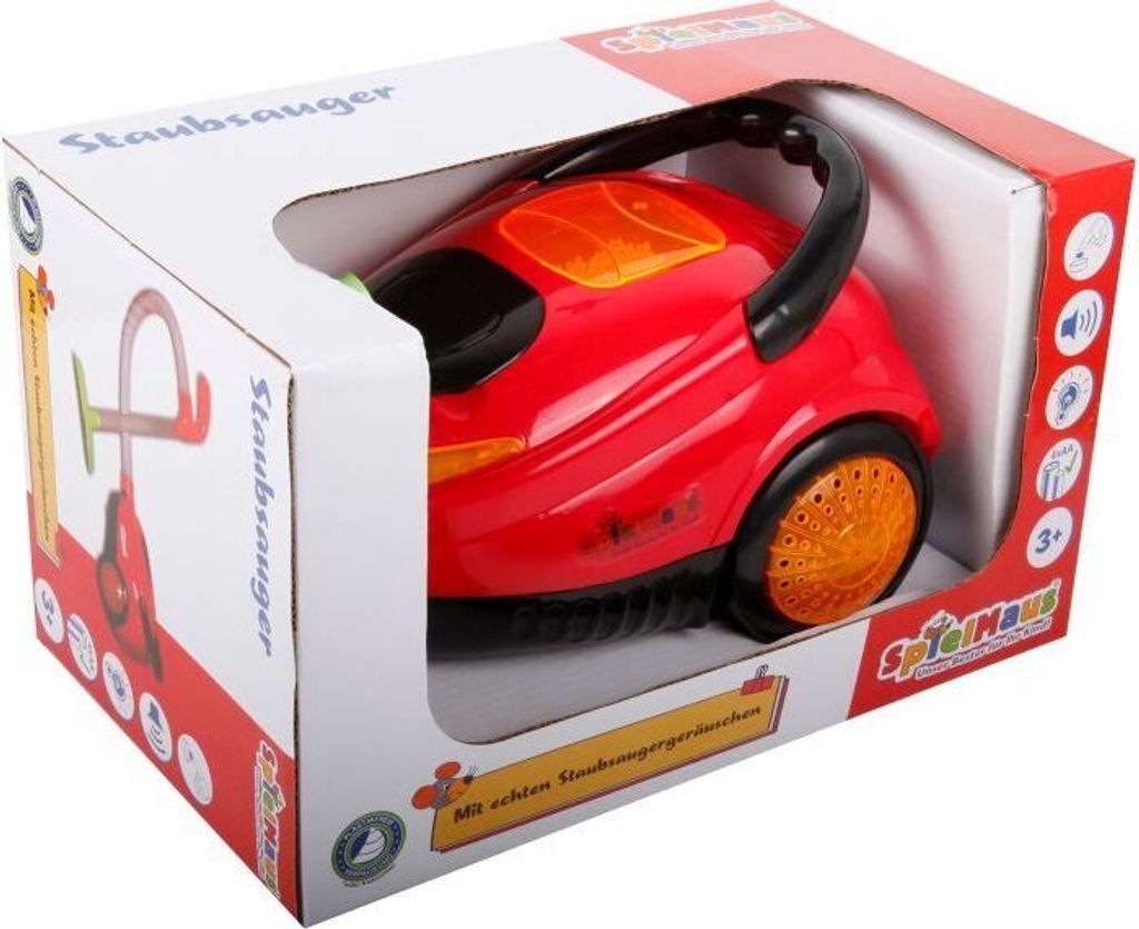 Beeboo Küche Spiel-Staubsauber, mit Licht & Sound - für Kinder ab 3 Jahren, Maße ca. 23x17x15 cm