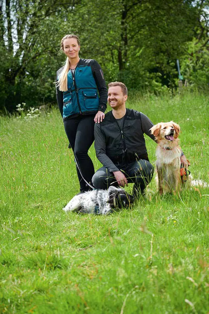 Gilet multipoche pour maître de chien résistant intempéries XXL